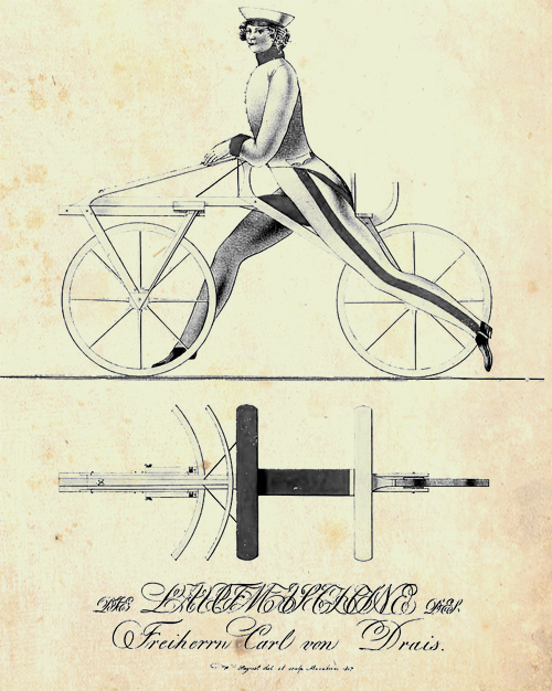История велосипеда, 200-летию изобретения Карла фон Драйза посвящается