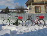 Снова выпал снег ))