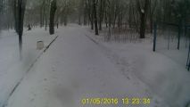 Снова выпал снег ))