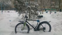 Снова выпал снег ))