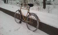 Снова выпал снег ))