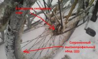 Снова выпал снег ))